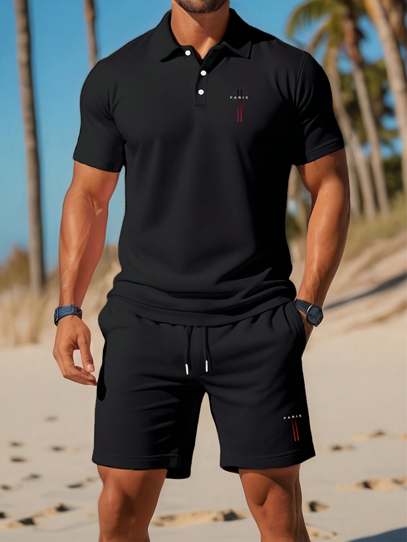 3D Printing Designing - Conjunto de Polo para Hombre Verano