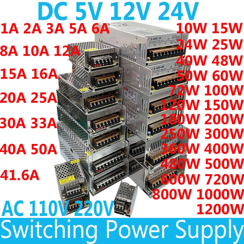 3D Printer Power Supply - Fuente de alimentación conmutada AC 110V