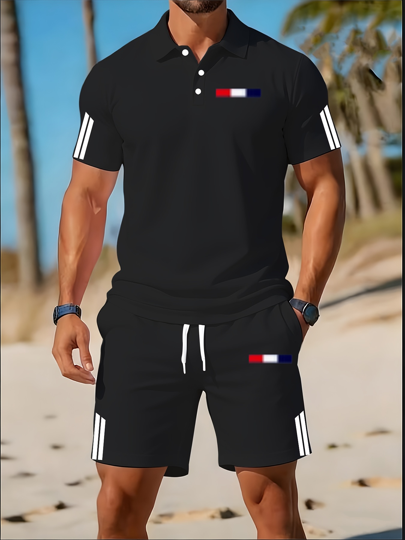 3D Printing Designing - Conjunto de Polo para Hombre Verano