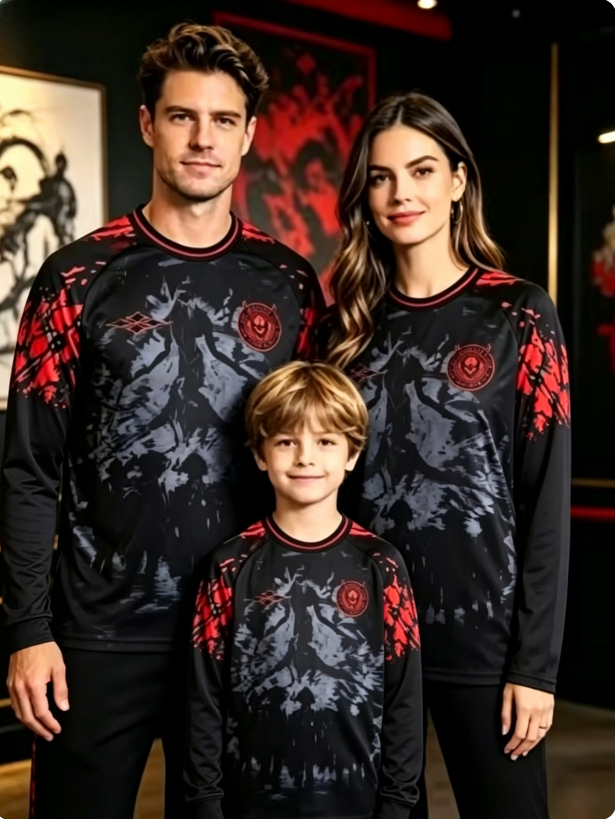 3D Printing Jersey - Camiseta de manga larga de secado