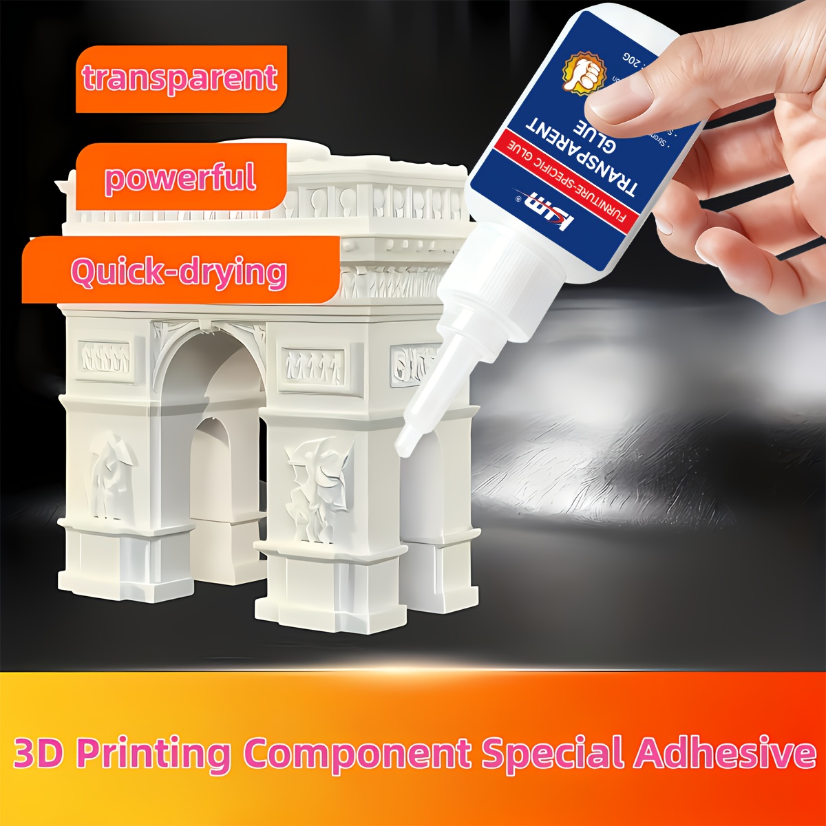 3D Printing Glue Stick - Adhesivo transparente de secado rápido para