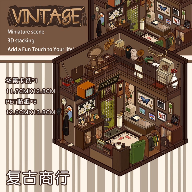 3D Printing House - Pegatinas 3D apilables para aliviar el