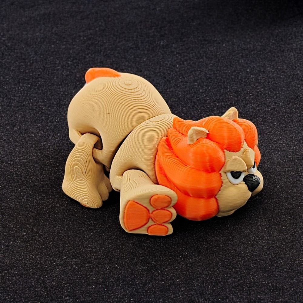 3D Printing Joint - Decoraciones de Leones con Articulaciones Móviles,
