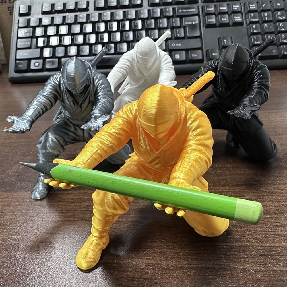 3D Printing Holder - Adornos Divertidos de Ninja, Decoraciones Creativas,
