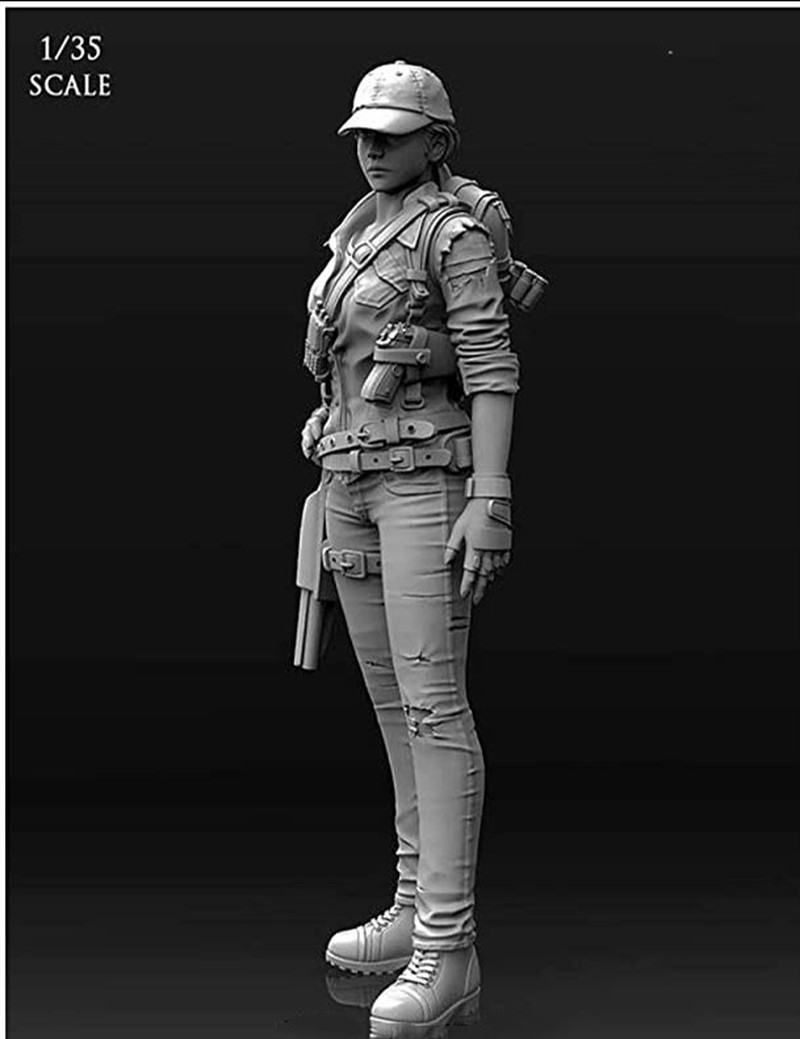3D Printing Construction - Figura Micro miniatura de resina mercenaria
