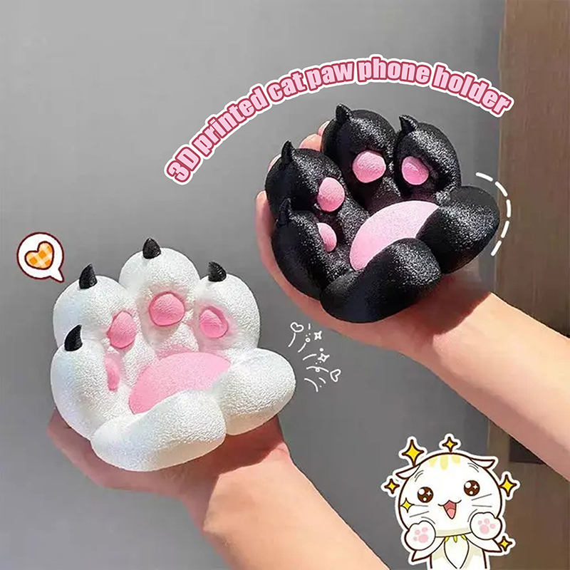 3D Printing Holder - Decoración creativa de garra de gato,