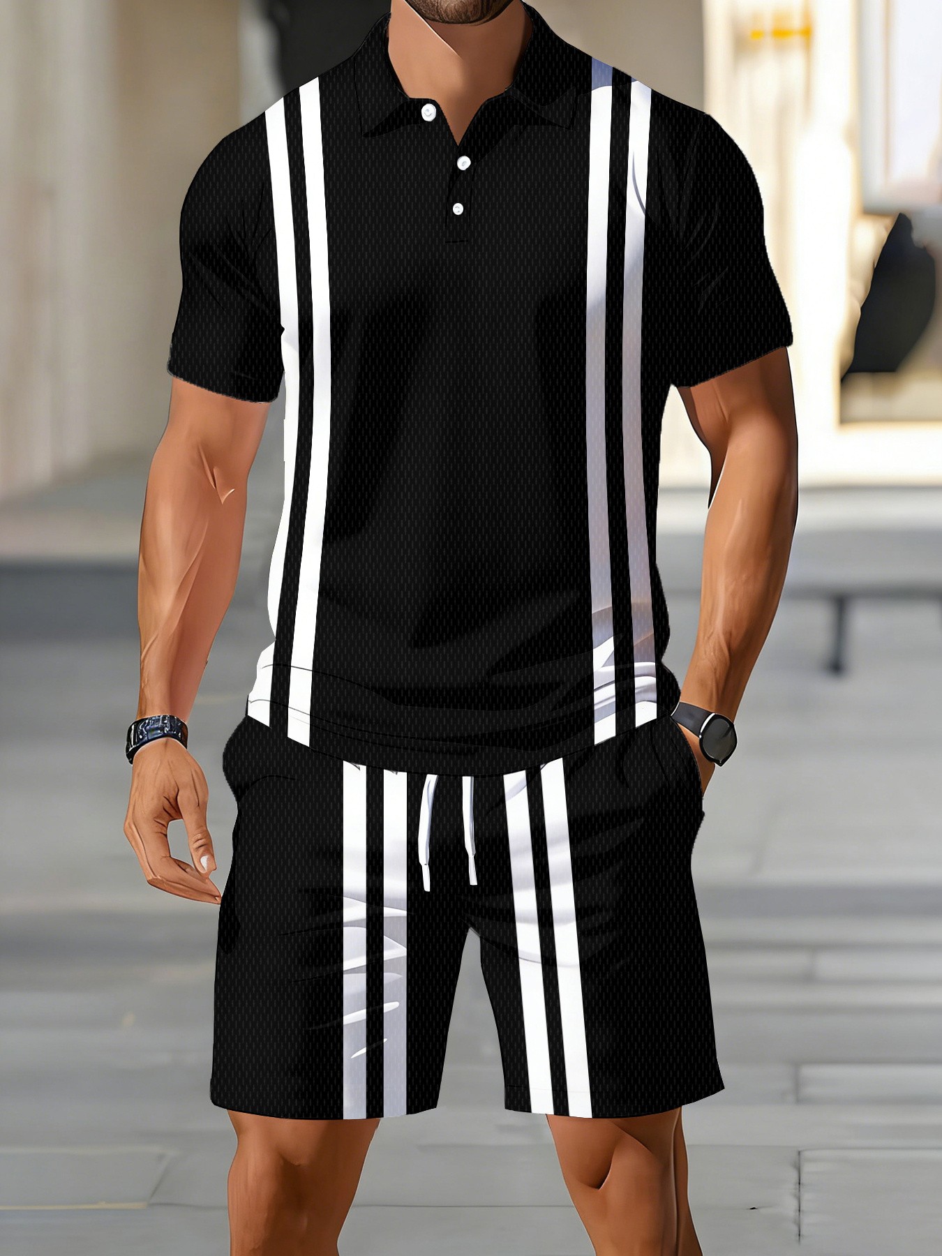 3D Printing Designing - Conjunto de Polo de Manga Corta