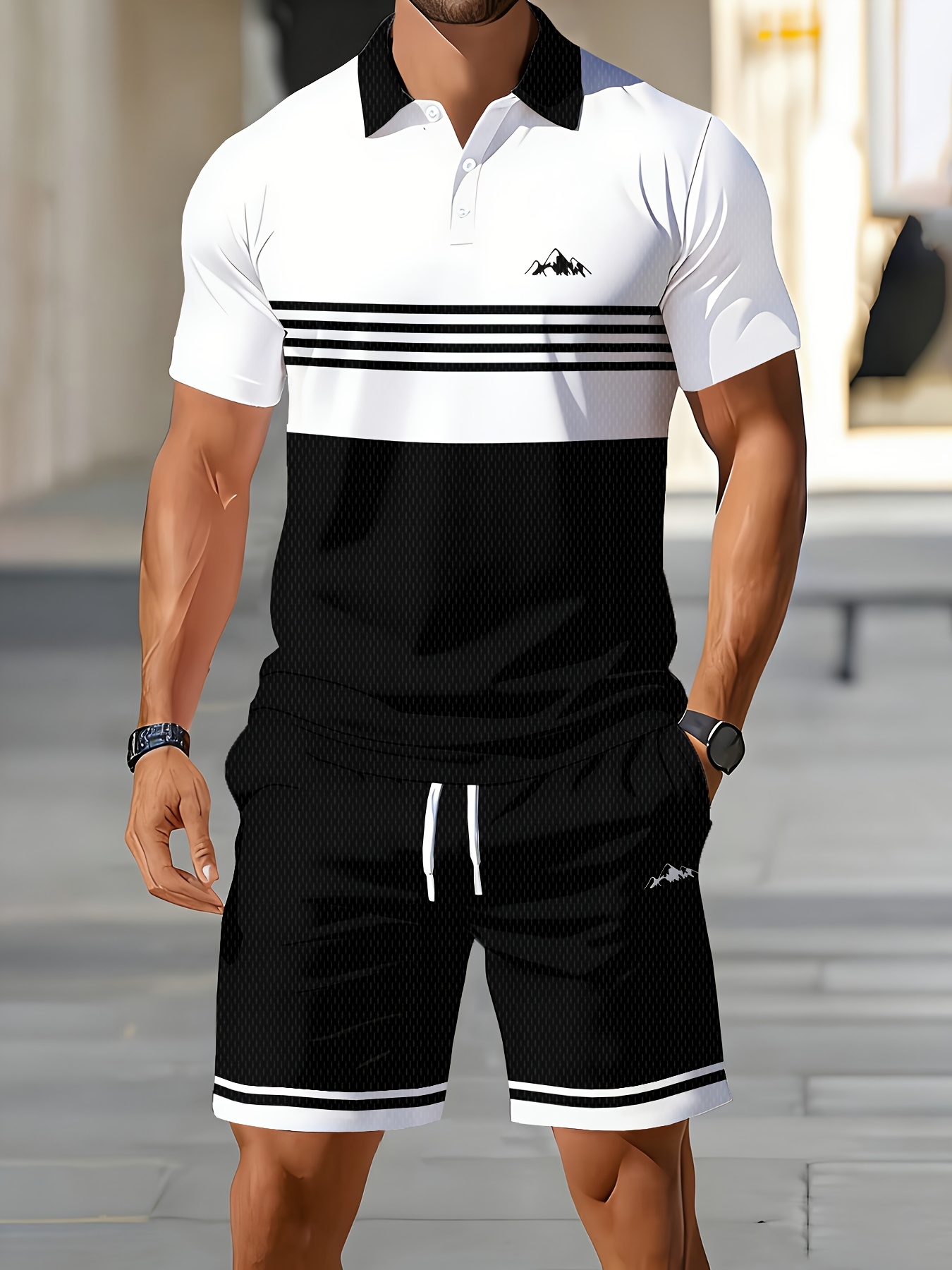 3D Printing Designing - Conjunto de Polo para Hombre Verano