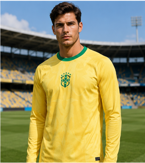 3D Printing Designing - Camiseta de Fútbol de Manga Larga