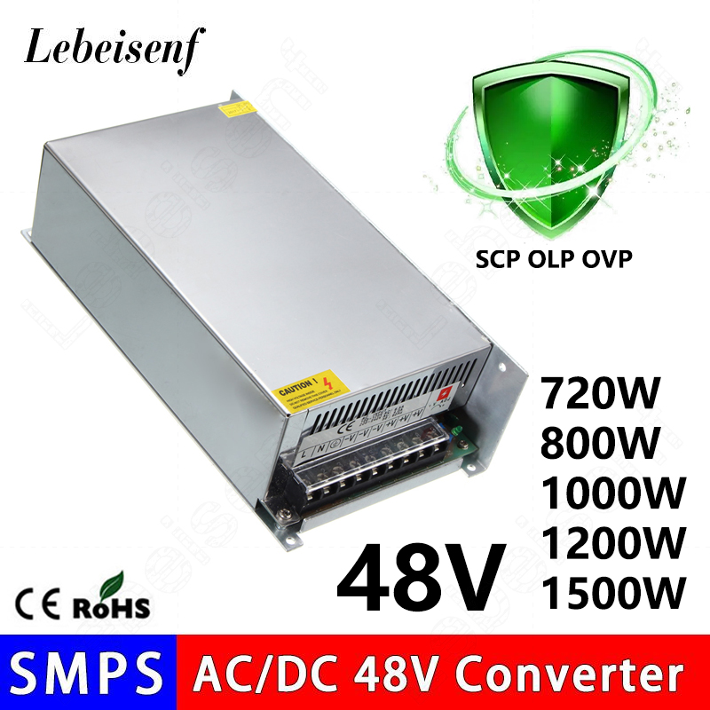 DC48V 720W 800W 1000W 1200W 15 - 3D Printer Power Supply reseña y precio