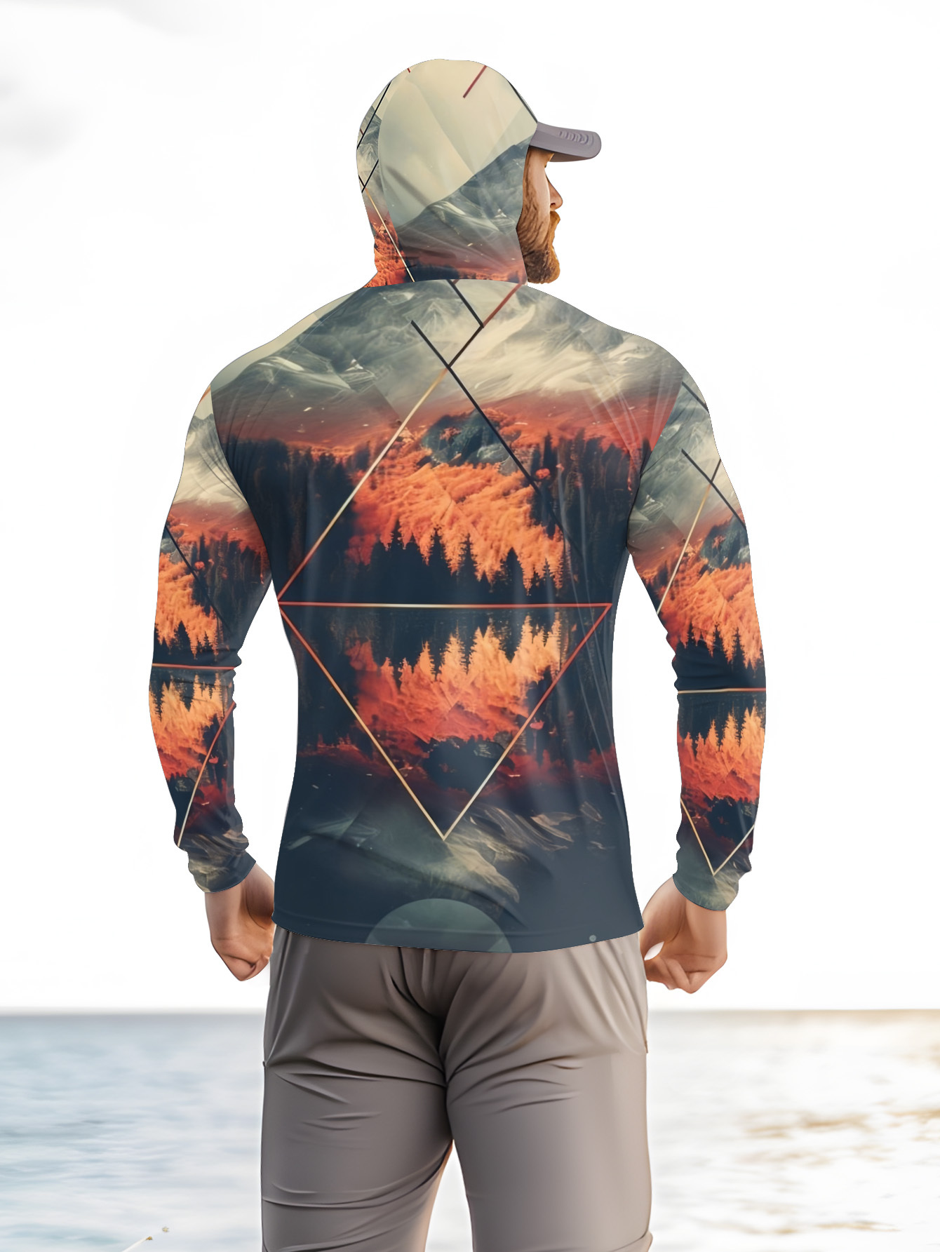 Sudadera de Pesca para Hombre  - 3D Printing Jersey reseña y precio