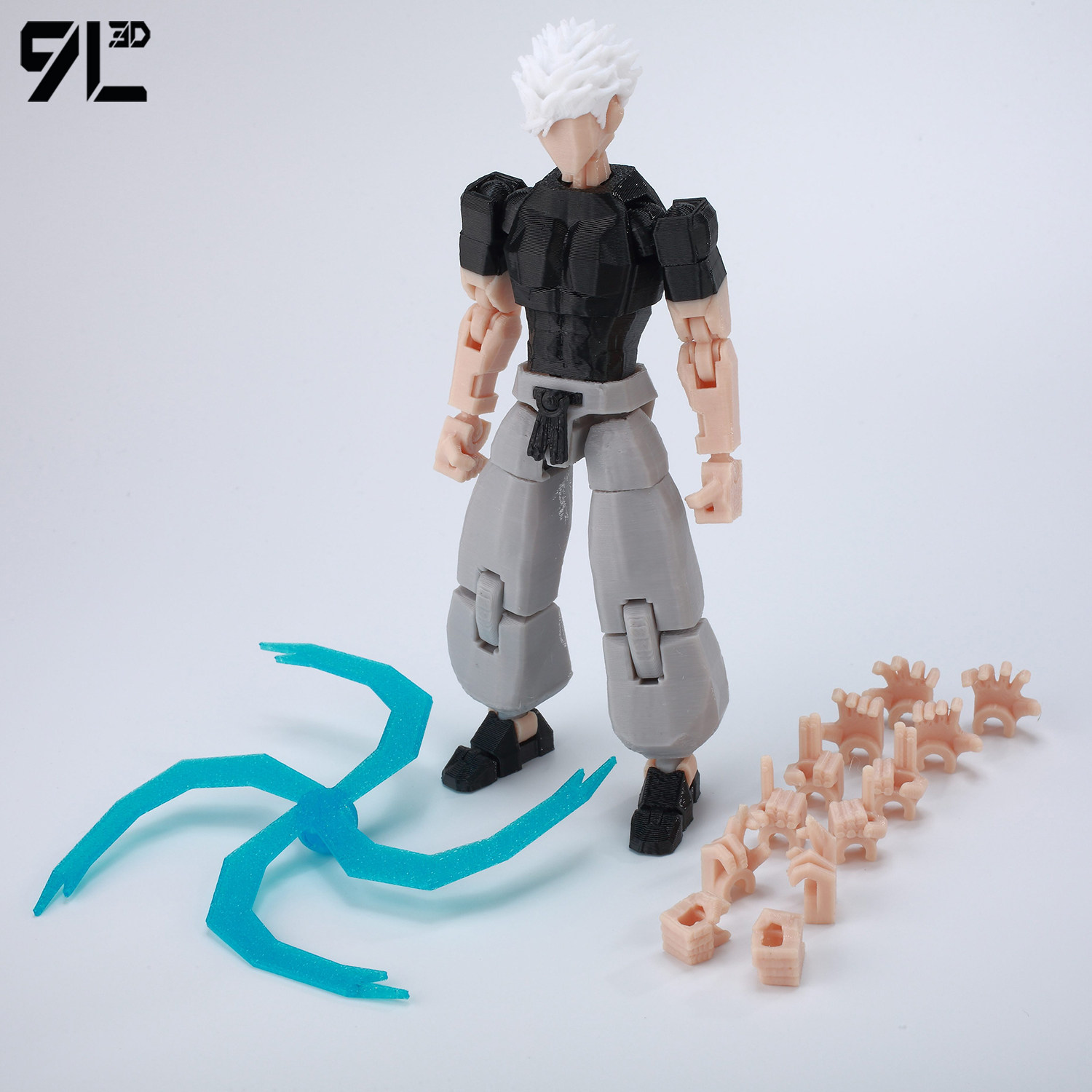 Figura de Acción 9L3D Lucky13  - 3D Printing Toys reseña y precio