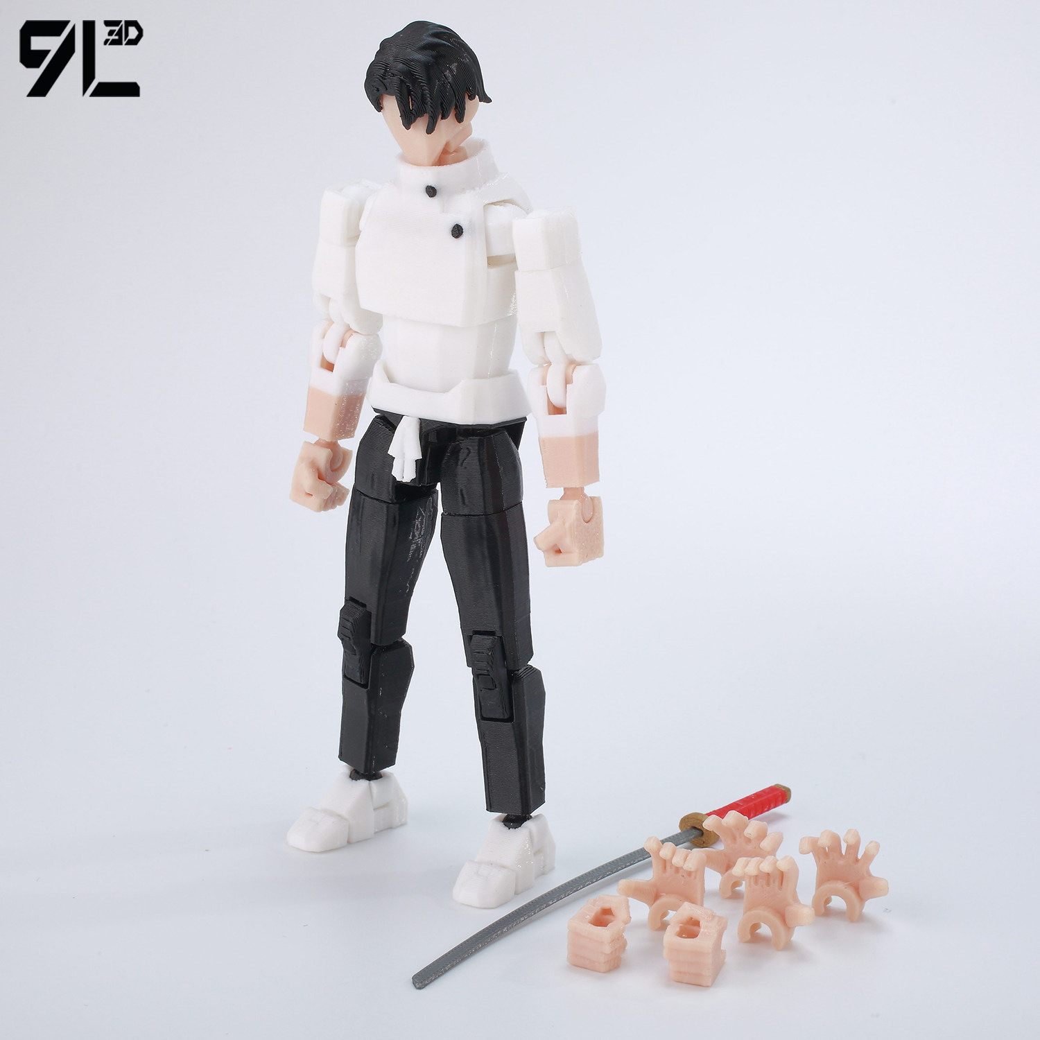 Figura de Acción 9L3D Lucky13  - 3D Printing Toys reseña y precio
