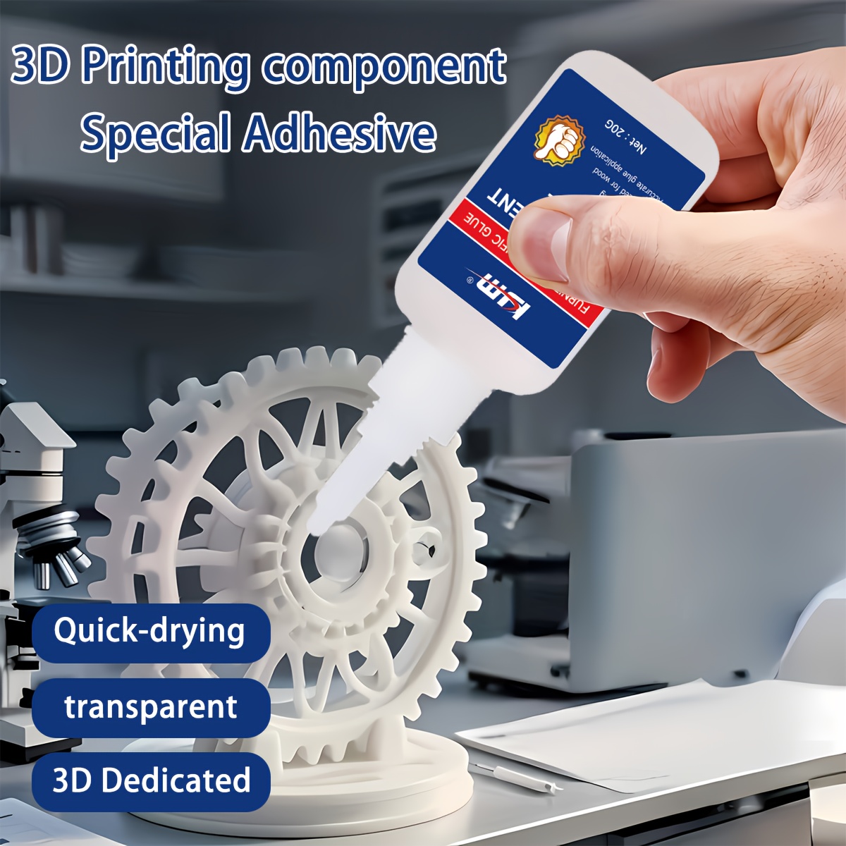 Adhesivo transparente de secad - 3D Printing Glue Stick reseña y precio
