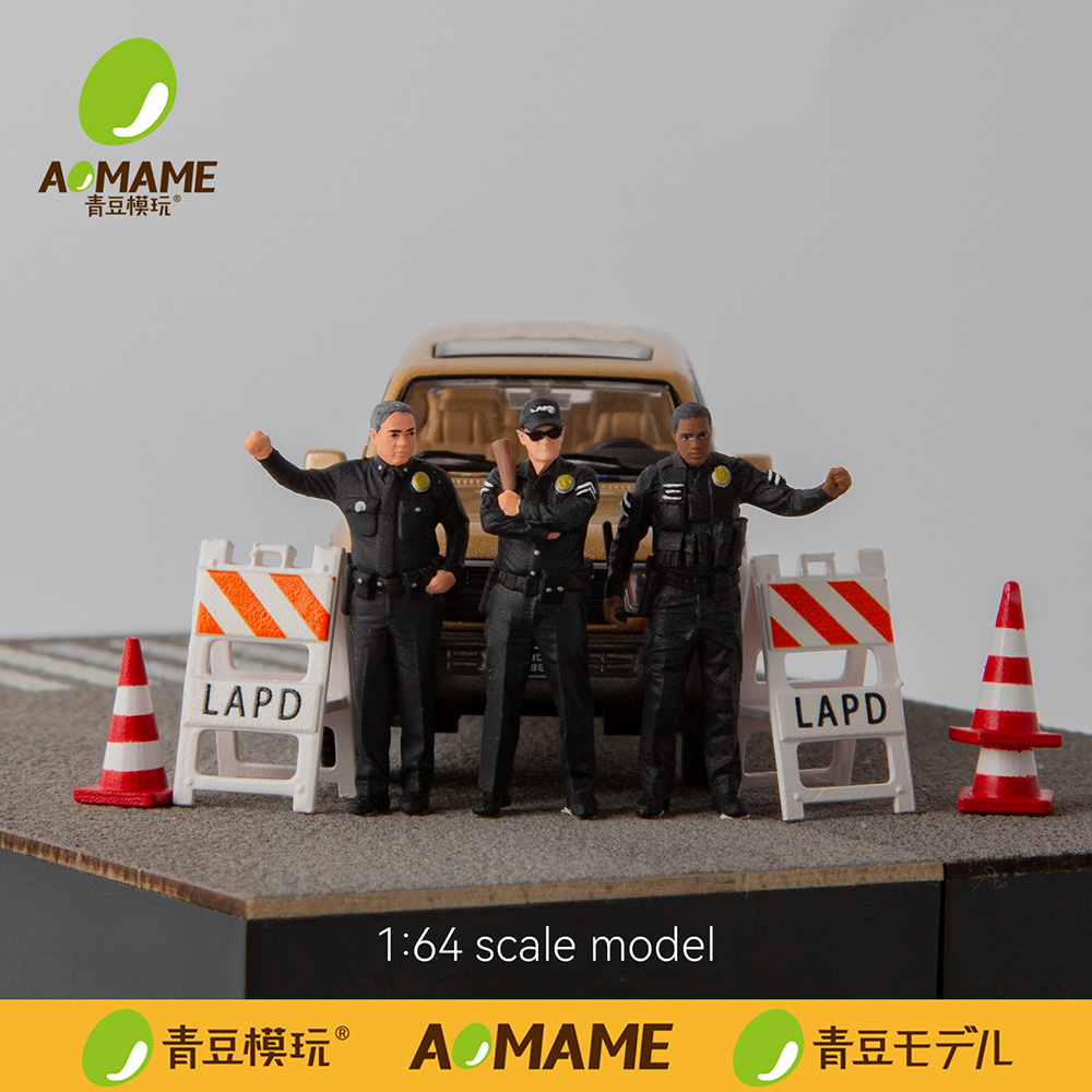 Set de Figuras de Policía LAPD - 3D Printing Kit reseña y precio