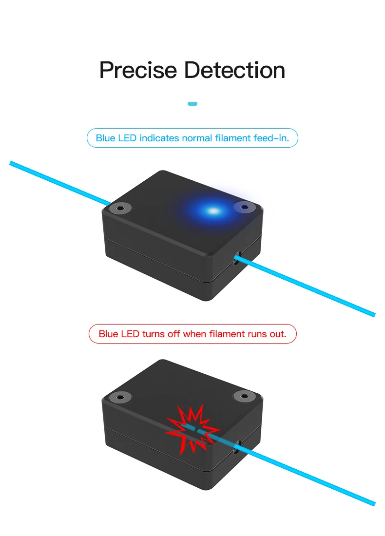 Kit de detector de filamentos  - Filament Runout Sensor reseña y precio