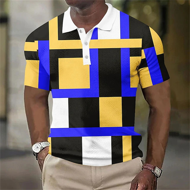 Polo de moda para hombre, cami - 3D Printing Jersey reseña y precio