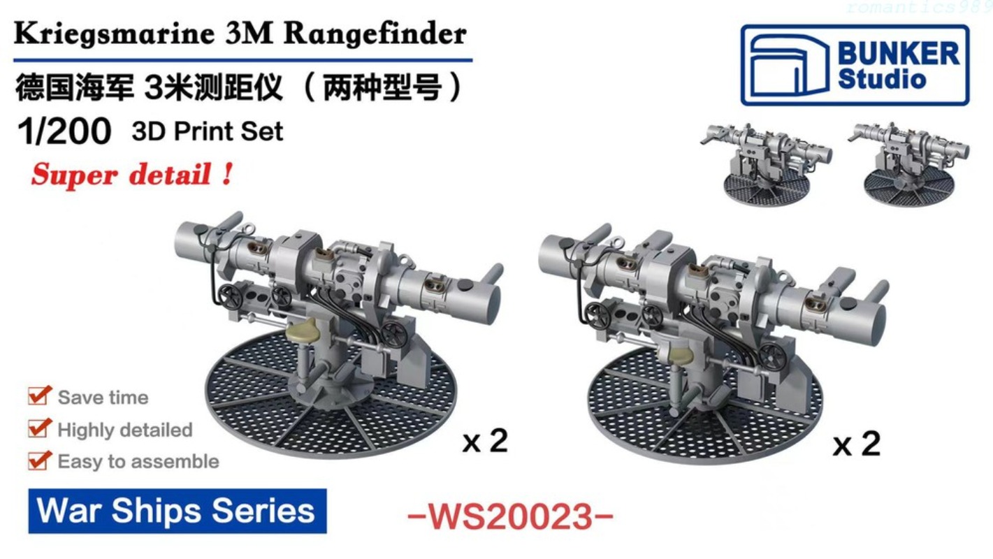 BUNKER Studio WS20023 1/200 Kr - 3D Printing And Additive Manufacturing reseña y precio