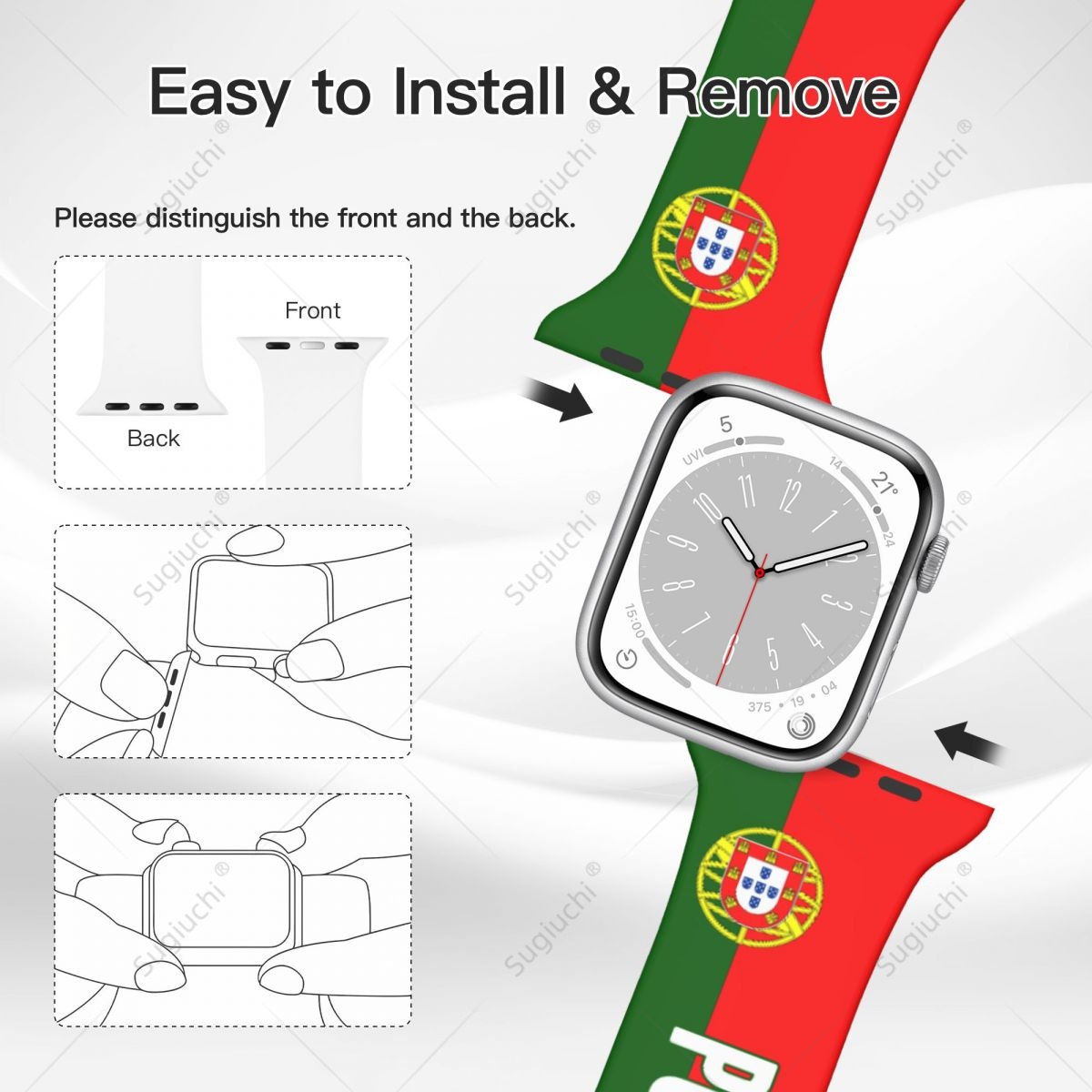Correa deportiva con estampado - 3D Printing Watch reseña y precio