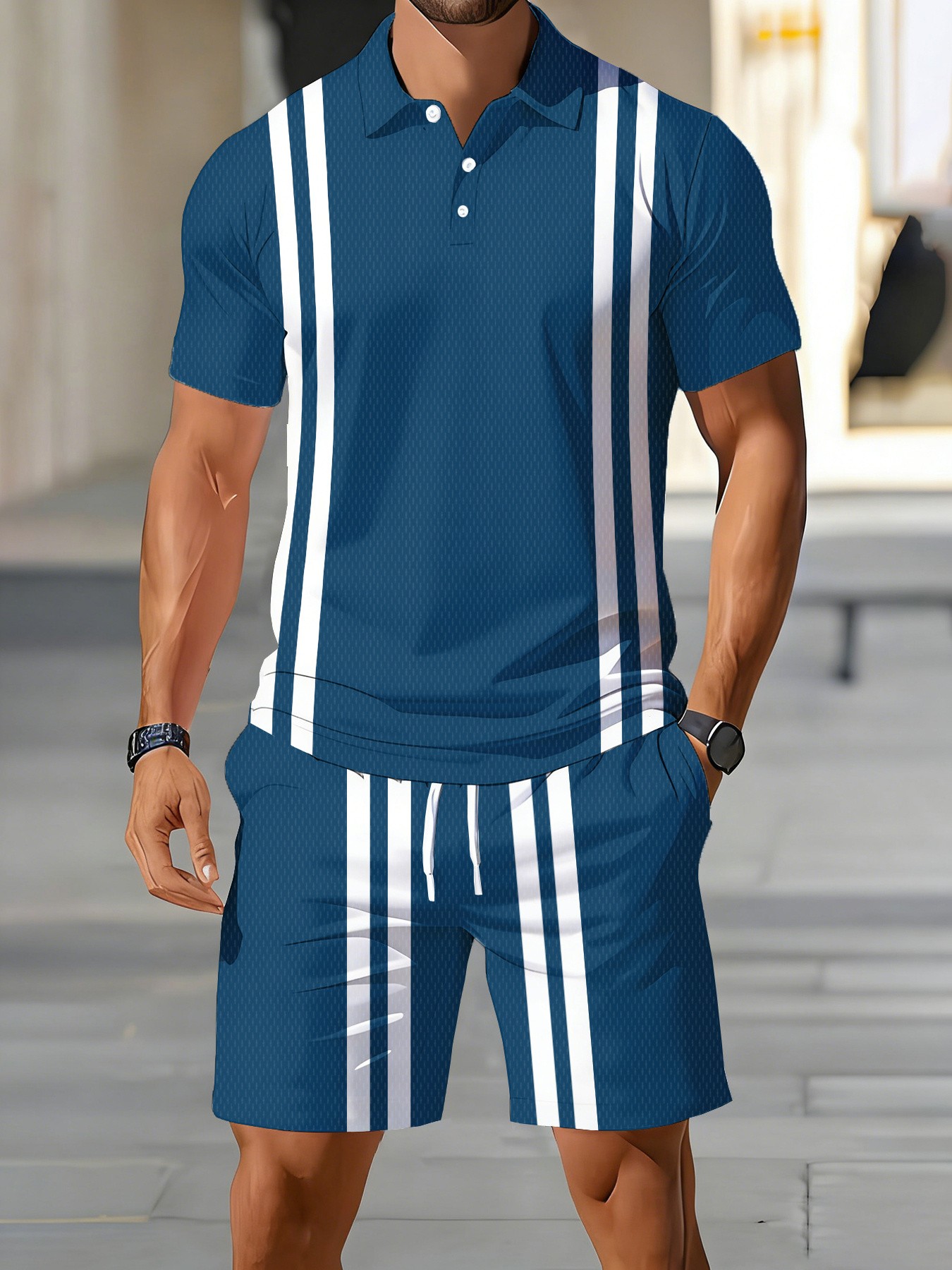 Conjunto de Polo de Manga Cort - 3D Printing Designing reseña y precio
