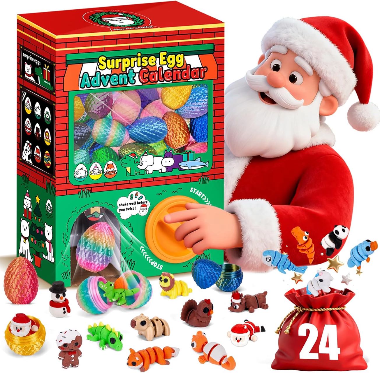 Caja Sorpresa con 24 Huevos Im - 3D Printing Toys reseña y precio